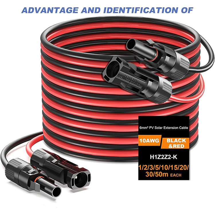 Καλώδιο επέκτασης 50 ποδιών 10AWG για Φ/Β σύστημα επίγειας τοποθέτησης